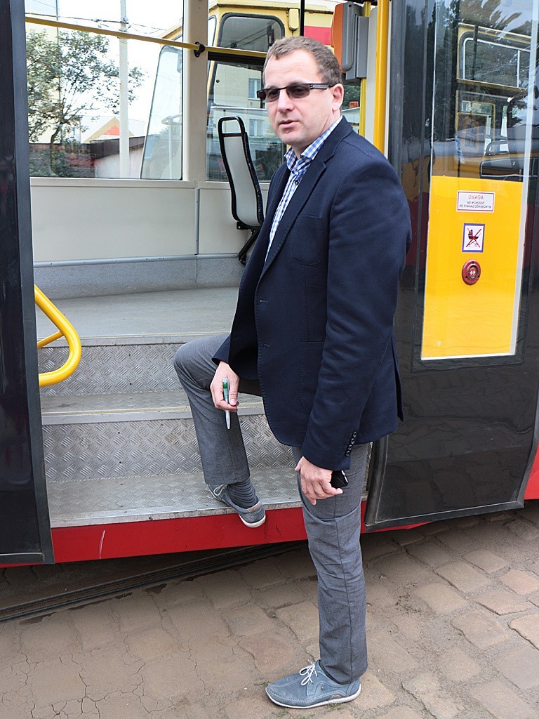 Jazda próbna tramwajem linii T 2 w Grudziądzu...