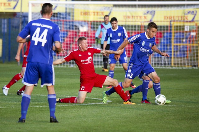 Piłkarze Drutexu Bytvii Bytów pokonali Miedź Legnica 1:0. Gola na wagę 3 punktów w 89 minucie zdobył Jakub Bąk.