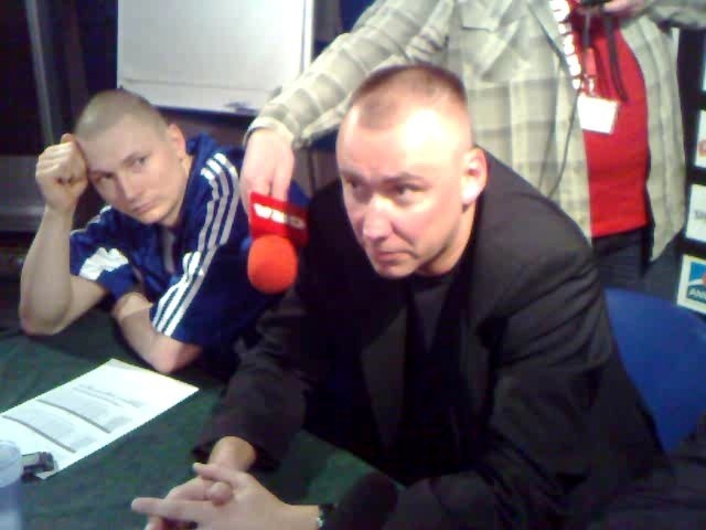 Igor Griszczuk i Krzysztof Szubarga podczas konferencji prasowej