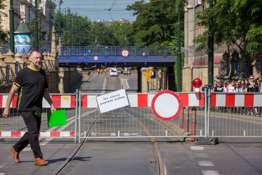 Na Basztowej idzie wolno, wkrótce większy koszmar kierowców