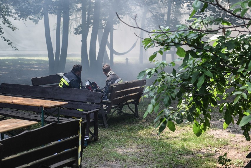 Antoninek: Pożar restauracji Młyńskie Koło