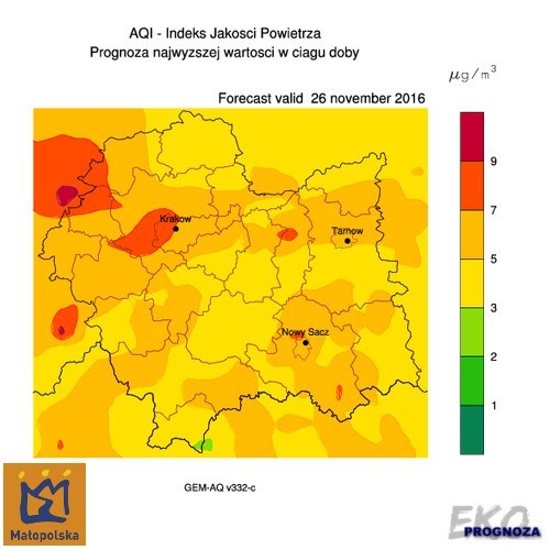 Smog atakuje. Aktualny stan powietrza w Krakowie