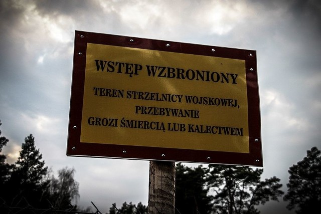 Wojsko przypomina o zakazie wstępu na poligony. Grzybobranie na strzelnicach jest bardzo niebezpieczne.