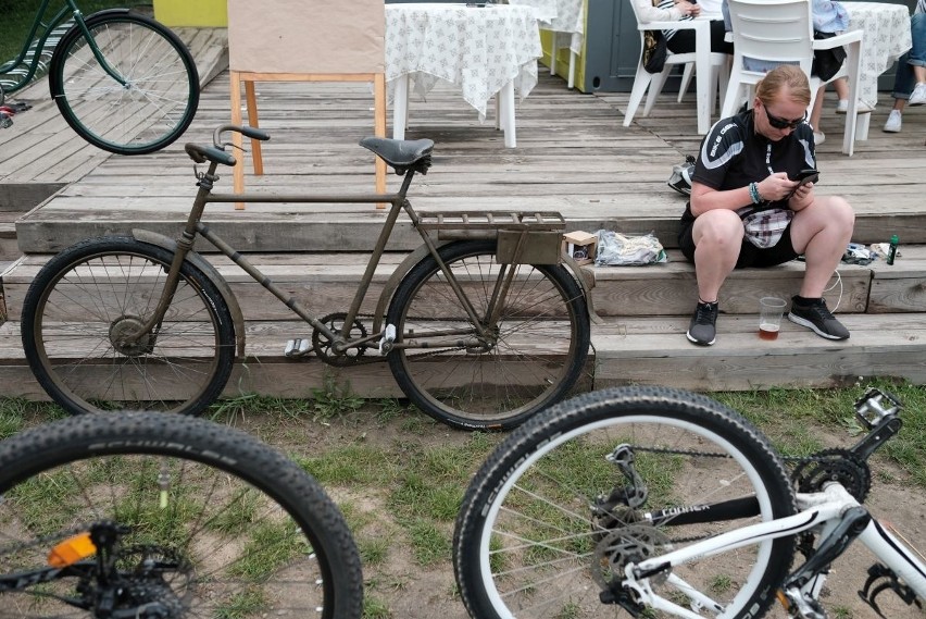 Rowerowa niedziela na Plaży na Szelągu