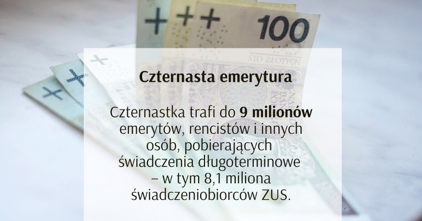 Najważniejsze informacje, dotyczące czternastej emerytury....