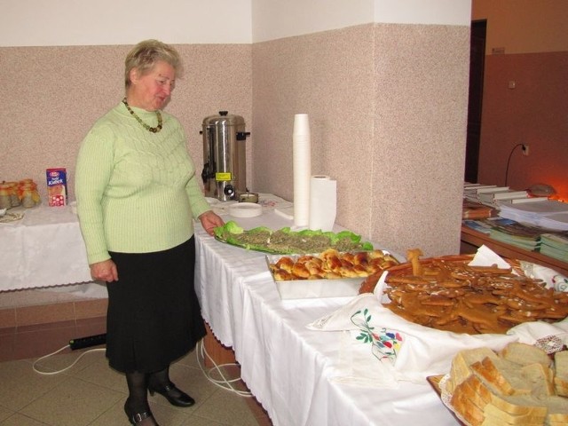 Podczas szkolenia można było skosztować potraw m.in. pani Marty Deniszewskiej
