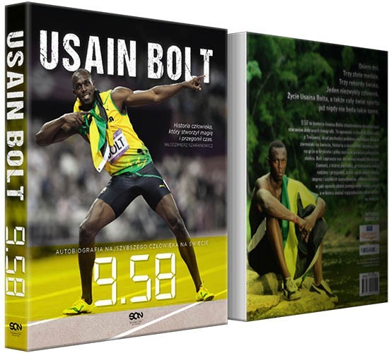 Usain Bolt i Shaun Custist "9.58 - autobiografia najszybszego człowieka na świecie", wyd. Sine Qua Non, cena: 44,90 zł