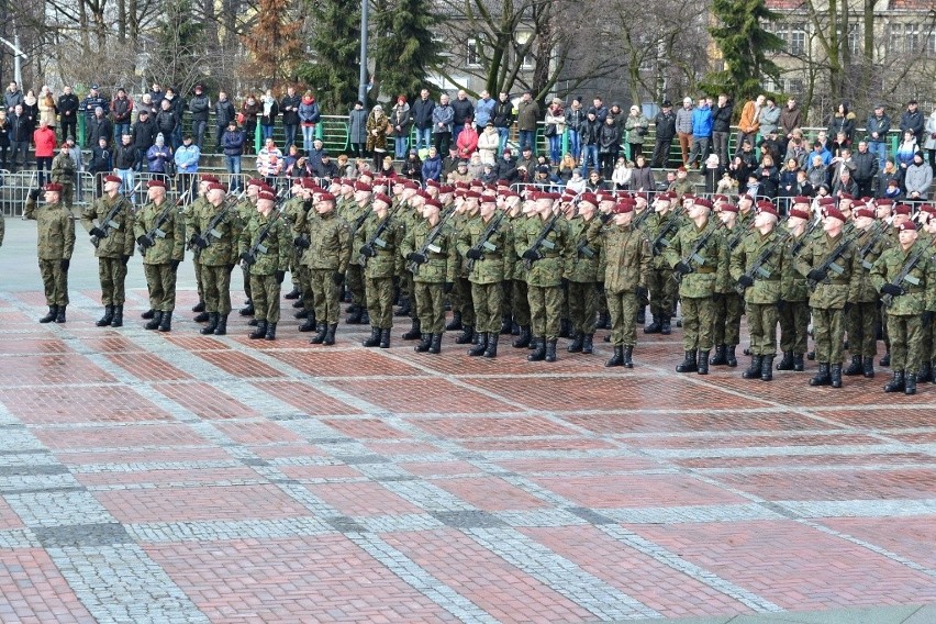 Przysięga wojskowa w Gliwicach