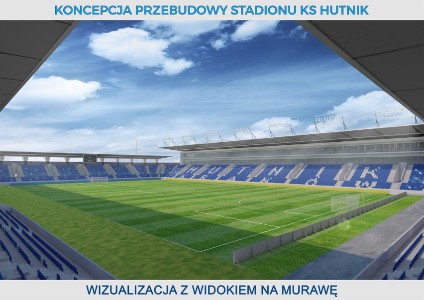 Kraków będzie miał nowy stadion. Projekt nowoczesnego obiektu Hutnika już gotowy! Prace budowlane mogą ruszyć za dwa lata