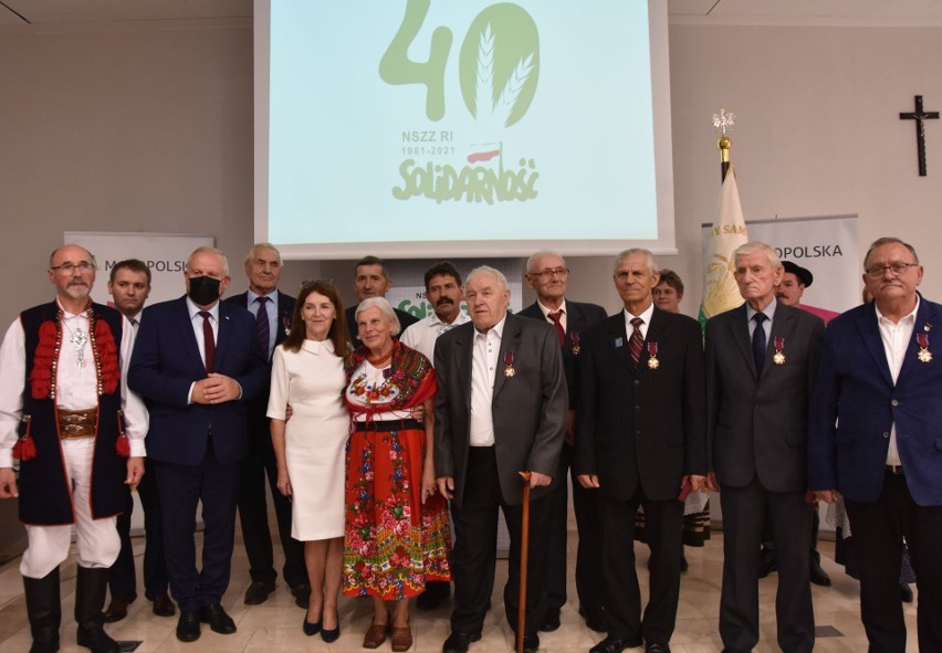 Kraków. Upamiętnili 40. rocznicę rejestracji NSZZ Rolników Indywidualnych „Solidarność” [ZDJĘCIA]
