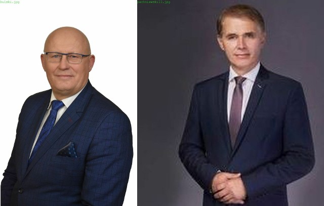 Dariusz Bulski (z lewej) i Wiesław Pachniewski walczą w drugiej turze wyborów o stanowisko wójta gminy Kowala. Więcej na kolejnych zdjęciach.