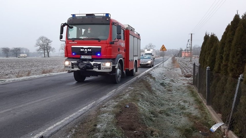 W środę rano (11 grudnia) na drodze powiatowej w Ludzisku...
