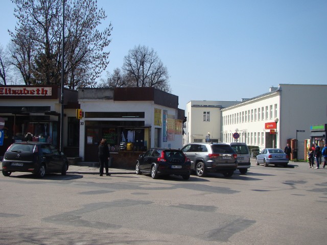 Plac Kościuszki w Miechowie przed przebudową...
