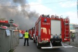 Pożar w hali LG pod Wrocławiem. Interweniowało kilka zastępów strażaków