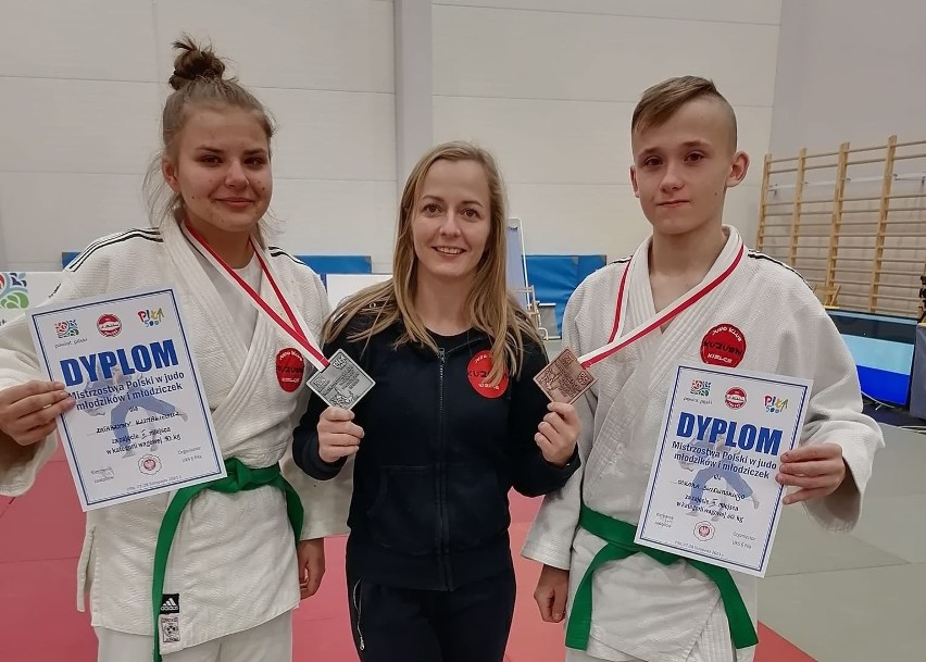 Dwa medale judoków Kuzushi Kielce na Mistrzostwach Polski Młodzików w Pile [ZDJĘCIA]