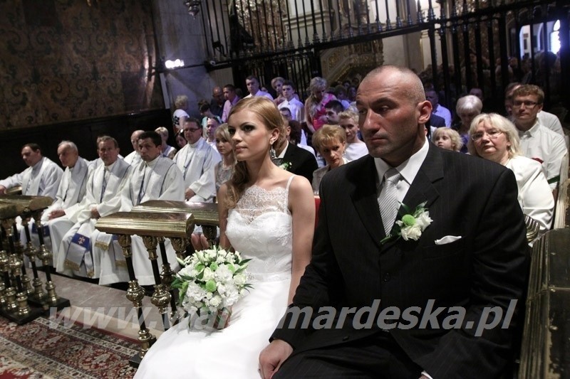 W 2013 roku na Jasnej Górze odbył się ślub Marcina Najmana i...