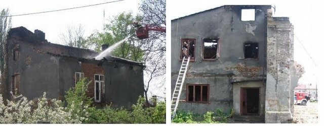 Cała 9 osobowa rodzina zdołała w porę opuścić płonący budynek przy ulicy Krasickiego 1 w Działoszycach.