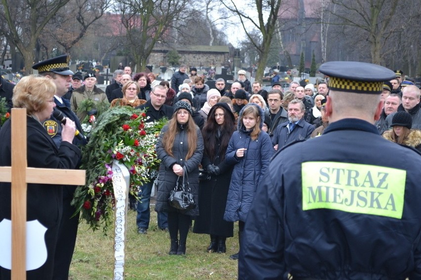 Pogrzeb Jarosława Rajdy, komendanta straży miejskiej w Zabrzu [ZDJĘCIA]