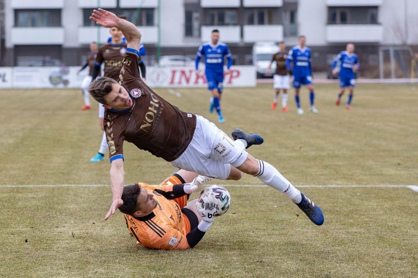 5.03.2022, Kraków: mecz Garbarnia - Ruch Chorzów