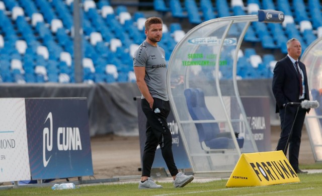 Trener Daniel Myśliwiec był z wielu rzeczy zadowolony, jeśli chodzi o grę swojej drużyny, ale z całości już mniej.