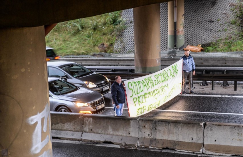 Blokada Obwodnicy Trójmiasta w środę 7.10.2020 zorganizowana...