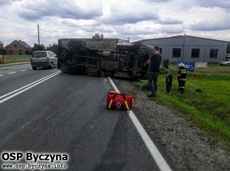 Wypadek na DK 11 w Gołkowicach