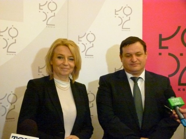 Hanna Zdanowska i Jacek Męcina.