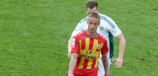 Vlastimir Jovanović w meczu ze Śląskiem dostał czwartą żółtą kartkę i teraz czeka go pauza. 