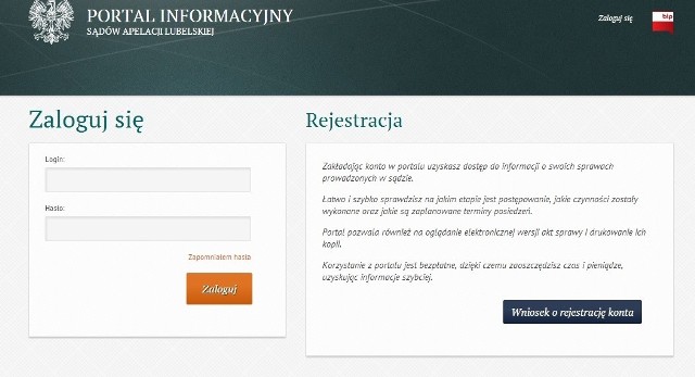 Sąd Okręgowy w Lublinie: Akta swojej sprawy znajdziesz w Internecie