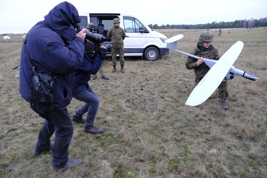 Na toruńskim poligonie przebywała z wizytą szkoleniową...