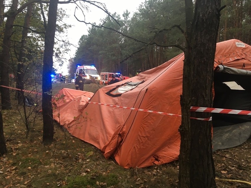 Wypadek w Żeraniu Małym, 27.10.2019