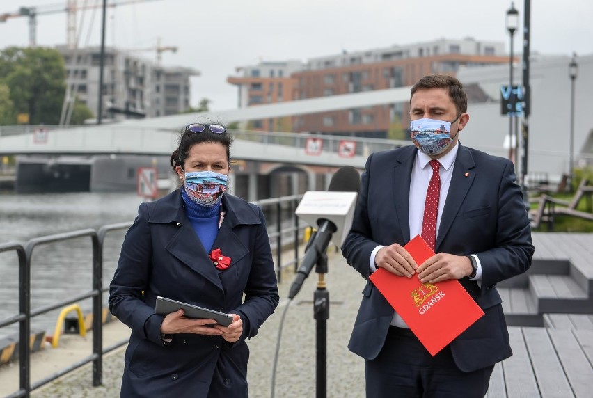 Konferencja władz Gdańska, wtorek, 26 maja 2020.