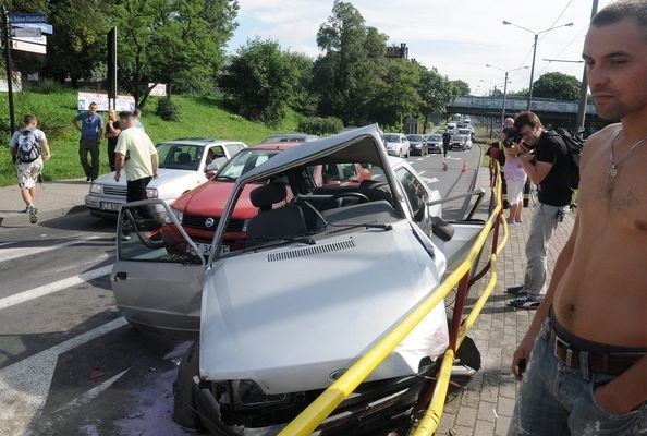 Wypadek na Dworcu Miasto w Toruniu
