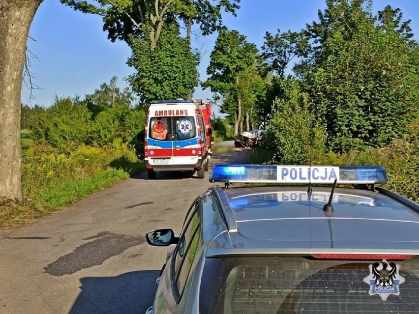 Tragiczny wypadek pod Wałbrzychem. Zginął młody kierowca (ZDJĘCIA)