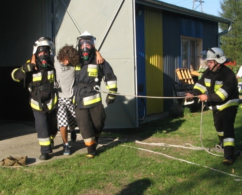 Zobacz akcję strażaków z OSP Praszka