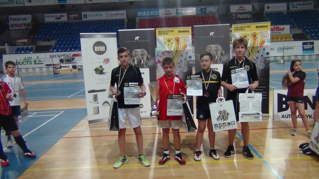 W kategorii U-13 chłopców Opolanie opanowali całe podium.