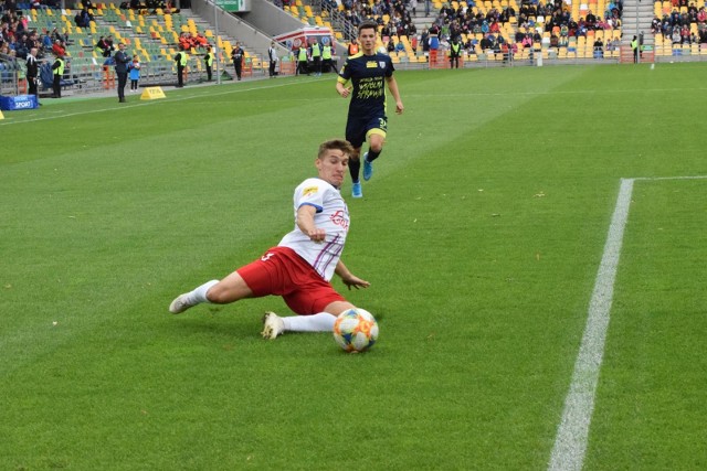 Jesienią Podbeskidzie wygrało z Sandecją 3-1, a jedną z bramek zdobył Karol Danielak