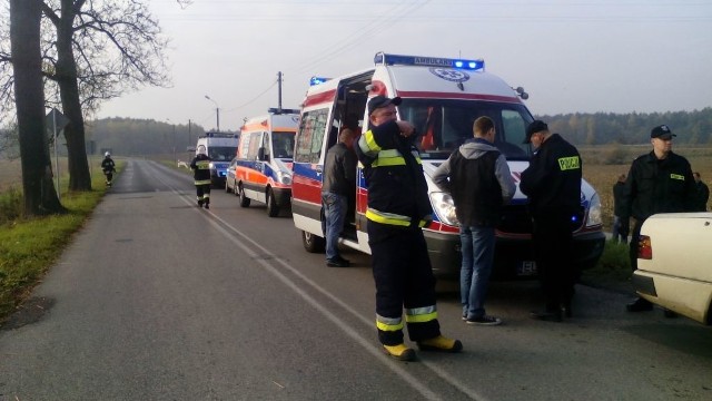 Groźny wypadek miał miejsce przed wjazdem do Dąbrowy Chełmińskiej od strony Ostromecka.