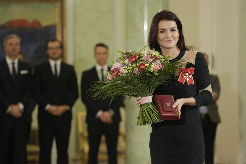 Agnieszka Radwańska otrzymała w Pałacu Prezydenckim Krzyż...