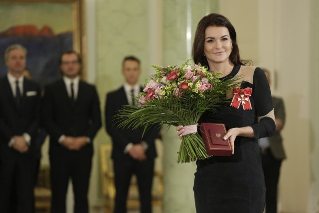 Agnieszka Radwańska otrzymała w Pałacu Prezydenckim Krzyż Komandorski Orderu Odrodzenia Polski