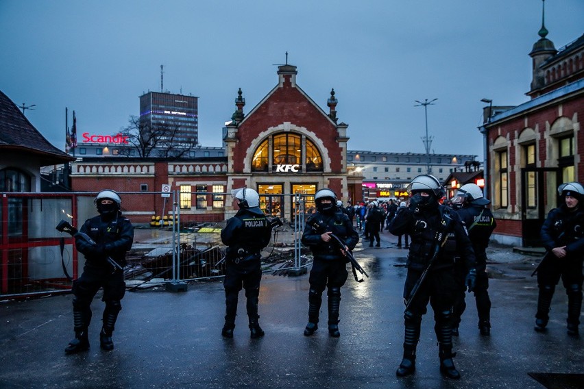 Kibice Legii Warszawa w Gdańsku, 9.12.2018