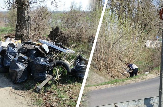 Strażnicy miejscy, wraz z osadzonymi w Zakładzie Karnym w...