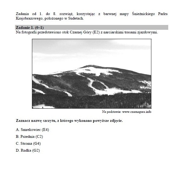 Próbna matura 2014/2015 z CKE - geografia (p. rozszerzony) [ARKUSZE, ODPOWIEDZI]