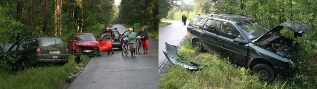 W wypadku w miejscowości Huta Nowa, powiat niżański  ucierpiał kierowca skody oraz pasażer opla.