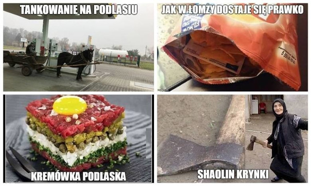 Najlepsze podlaskie memy. Cała Polska śmieje się z Podlasian (zdjęcia)
