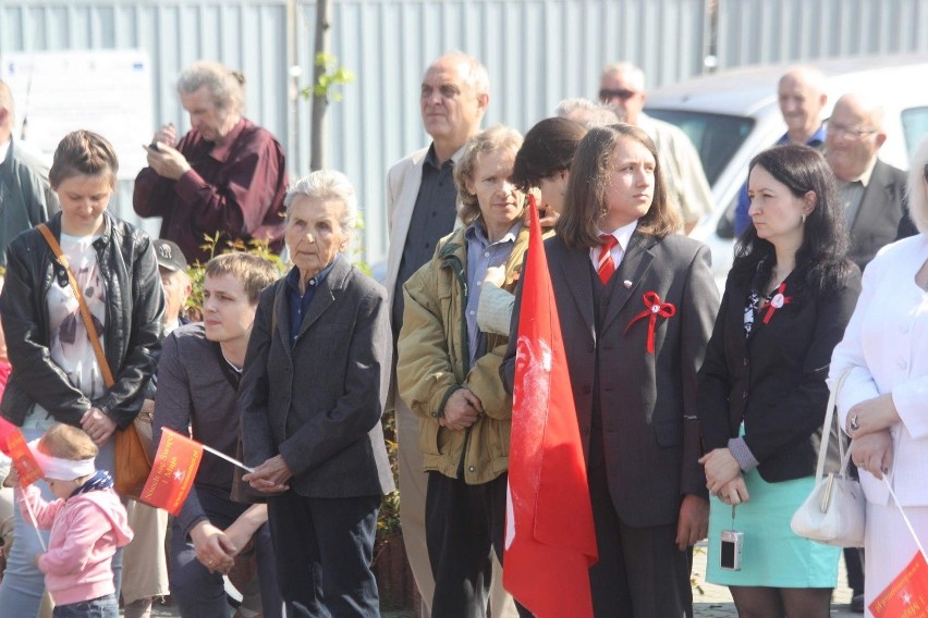 Demonstracja 1 Maja w Dąbrowie Górniczej