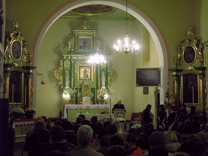 Po mszy kilka słów powiedział Franciszek Szafrański, prezes...