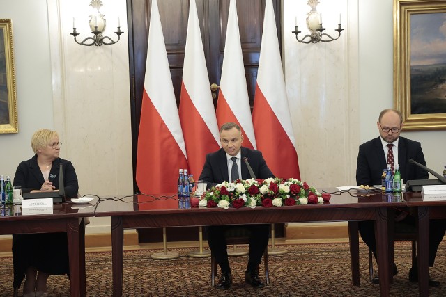 W Pałacu Prezydenckim odbyło się dziewiąte posiedzenie Kolegium ds. Polityki Międzynarodowej z udziałem prezydenta Andrzeja Dudy.