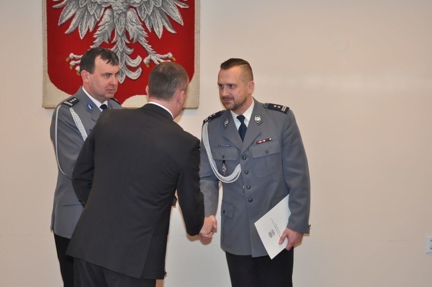 Siemiatycze.  Maciej Wesołowski to nowy Komendant Powiatowy Policji (zdjęcia)