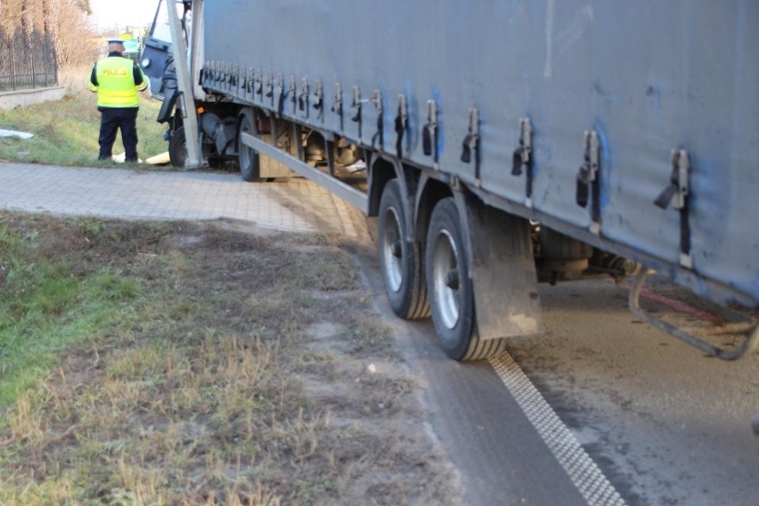 Zderzenie ciężarówek w Szubinie